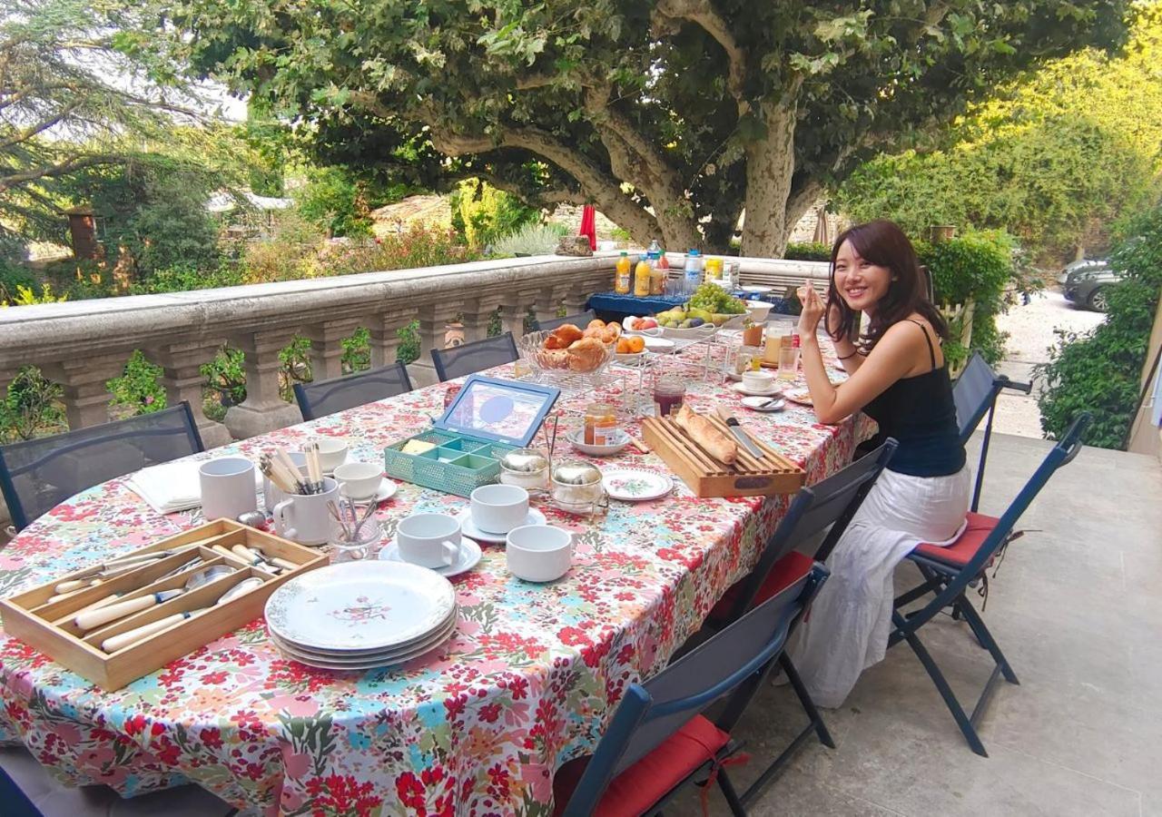 Rue Du Chateau A Cabrieres D'Avignon Bed & Breakfast エクステリア 写真